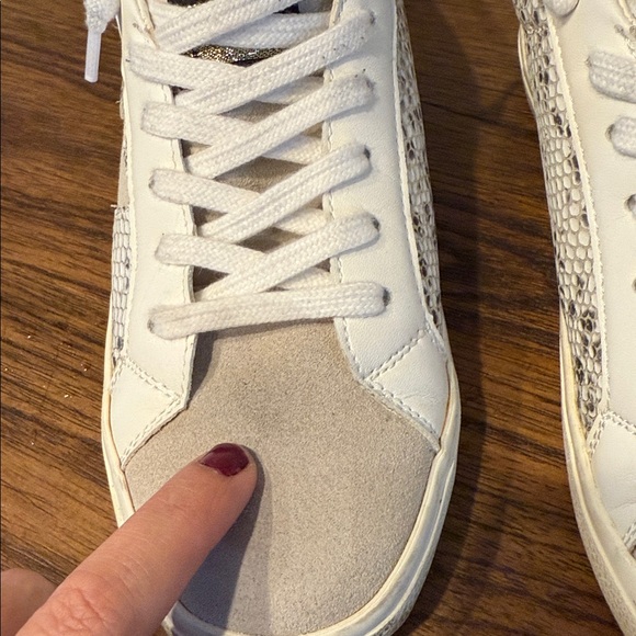 Vintage Havana Sneakers Womens Kate White Snake shoes Size 8.5 - Picture 7 of 12